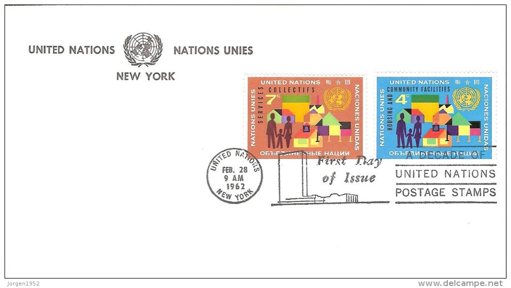 UN NEW-YURK   # LETTERS FROM YEAR 1962 - Other & Unclassified