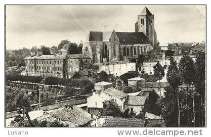 L'église Et L'abbaye De Notre-Dame De CELLES - Vue Générale De L'église Abbatiale Et De L'Abbaye - Celles-sur-Belle