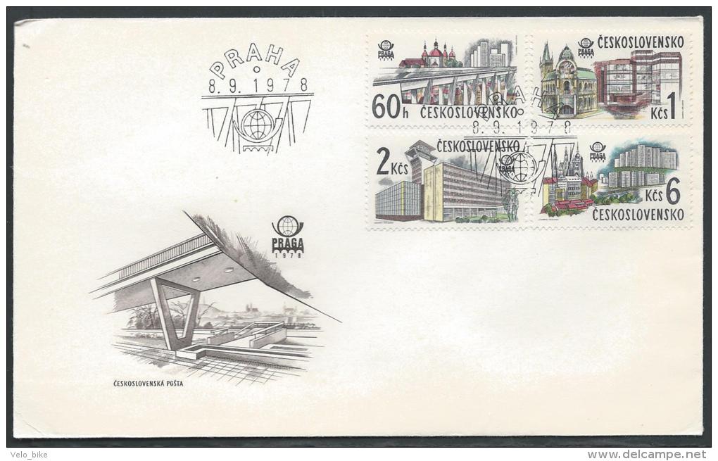 Czechoslovakia Catched FDC Special Cover Stampexhibition Pragh - FDC