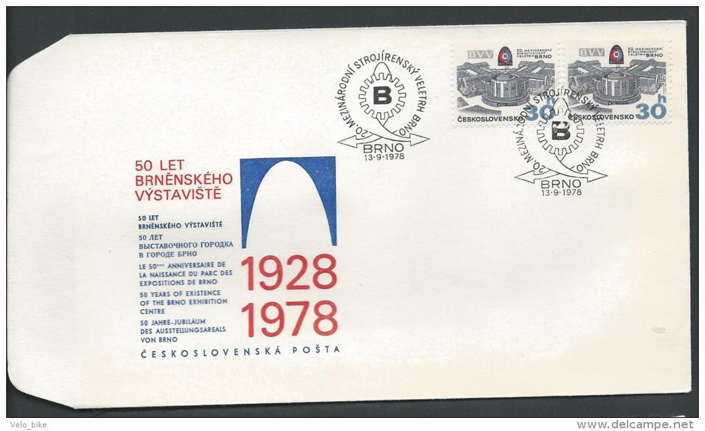 Czechoslovakia Catched FDC Special Cover International Engineering Fair Brno - FDC