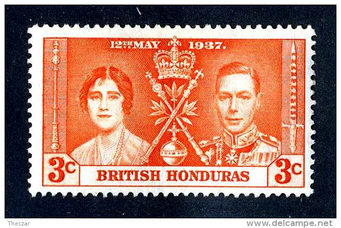 973 )  Br. Honduras 1937 Sc.#112  Mint* ( Cat.$.25 ) Offers Welcome! - Honduras Británica (...-1970)