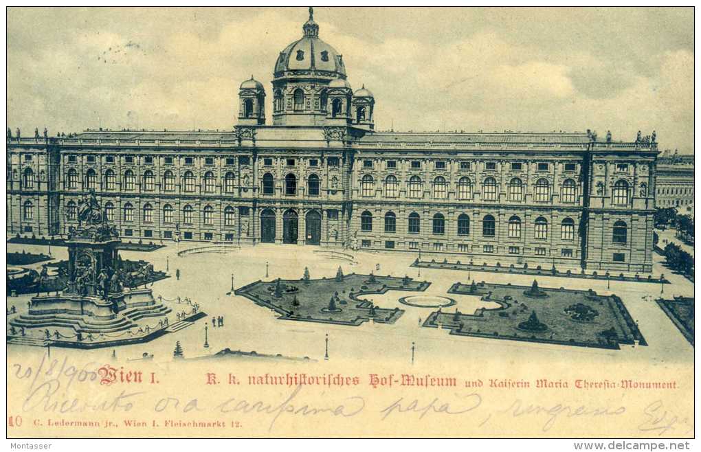 WIEN-VIENNA. Naturhistorisches Hof Museum. Posted For TRIEST 1900. - Museen