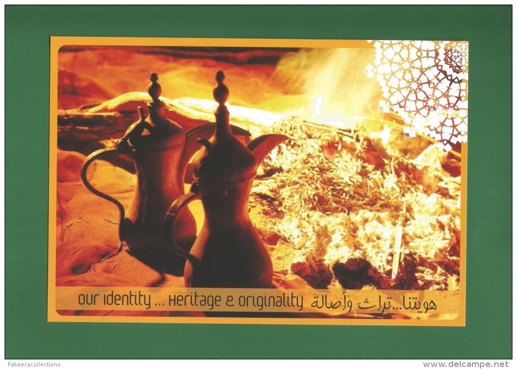 UAE 2013 - EMIRATES Post Official Postcard - Our Identity, Heritage And Originality - Design # 4 As Scan - United Arab Emirates