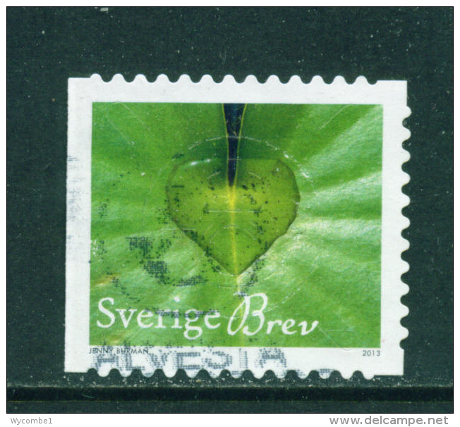 SWEDEN - 2013  Heart Of Nature  'Brev'  Used As Scan - Gebruikt