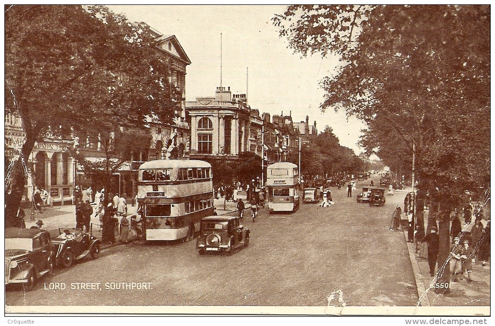 ANGLETERRE SOUTHPORT - LORD STREET En 1946 - Southport