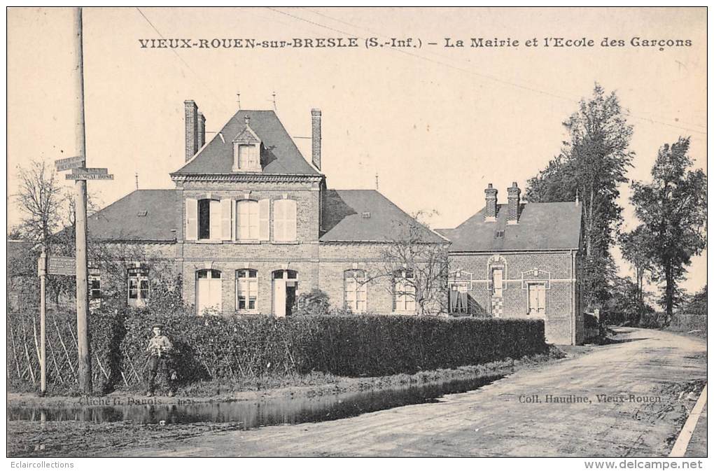 Vieux Rouen Sur Bresle    76     Mairie Et école - Other & Unclassified