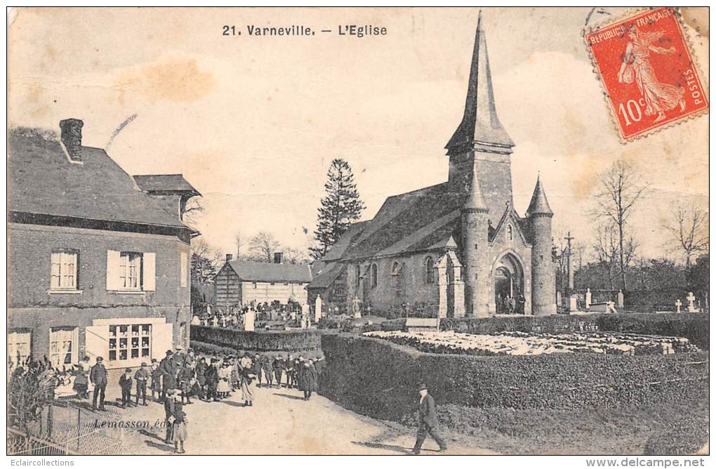 Varneville   76     Eglise Et Cimetière - Otros & Sin Clasificación