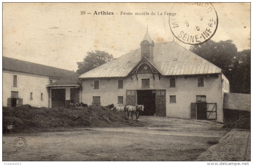 95 Arthies. Ferme De La Fenge - Arthies