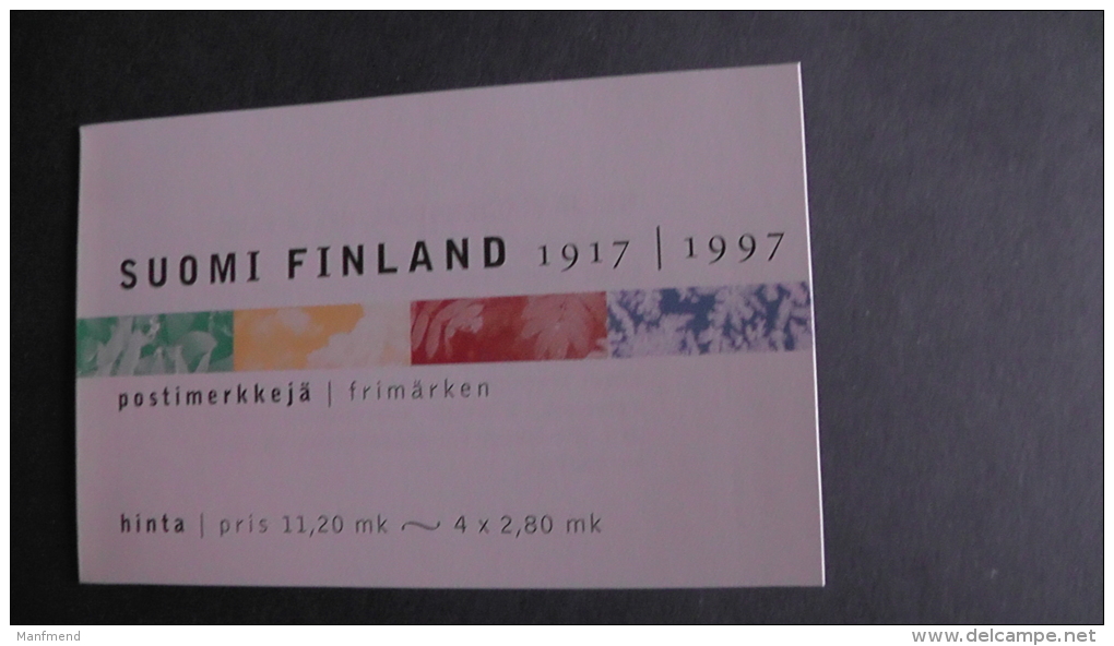 Finland - Mi.Nr. 1392-5, Booklet**MNH - 1997 - Look Scan - Carnets