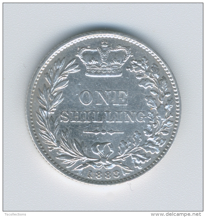 Angleterre 1 Shilling 1883 - Autres & Non Classés