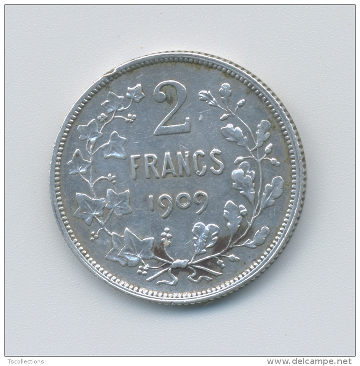 Belgique 2 Francs 1909 - 2 Frank