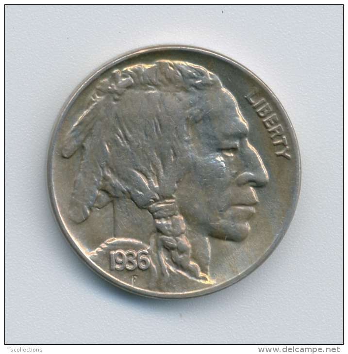 USA 5 Cents 1936 - 1913-1938: Buffalo