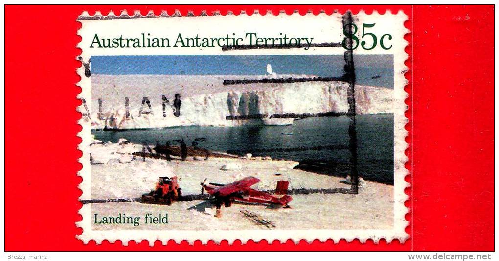 Territorio Antartico Australiano (AAT) - 1984 - Scene Antartiche - Aereo - Airfield - Landing Field - 85 C - Usati