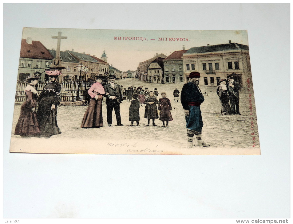 Carte Postale Ancienne : MITROVICA , Stamp 1922 - Kosovo