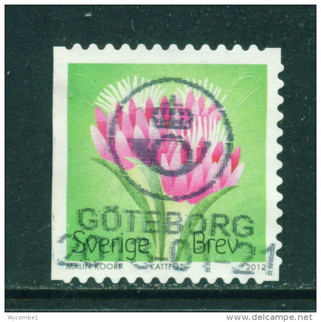 SWEDEN - 2012  Flowers  'Brev'  Used As Scan - Usados