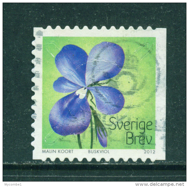 SWEDEN - 2012  Flowers  'Brev'  Used As Scan - Usados