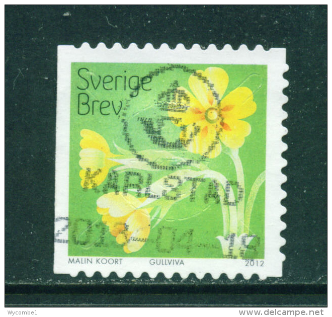SWEDEN - 2012  Flowers  'Brev'  Used As Scan - Usados