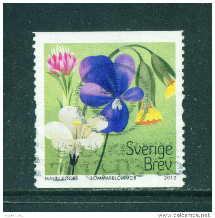 SWEDEN - 2012  Flowers  'Brev'  Used As Scan - Oblitérés