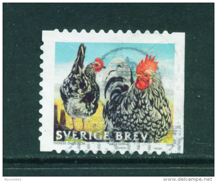 SWEDEN - 2012  Chickens  'Brev'  Used As Scan - Gebruikt