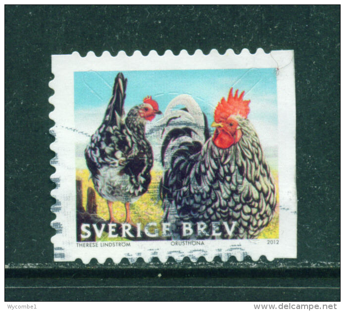 SWEDEN - 2012  Chickens  'Brev'  Used As Scan - Usados