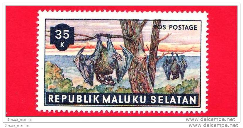 Etichette Di Fantasia - 1955 - Republik Maluku Selatan - Animali Della Foresta - Pos Postage - 35 - Altri & Non Classificati