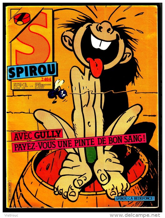 SPIROU N° 2404 -  Année 1984 - Couverture "  GULLY " De DODIER Et MAYKO. - Spirou Magazine