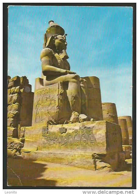 EGYPT Luxor Granitic Statue Of Ramses II - Louxor
