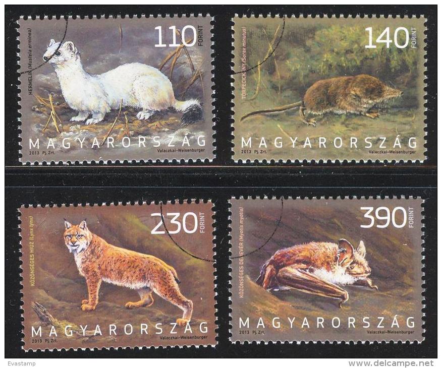 HUNGARY-2013. SPECIMEN - Hungarian Animals (Bat,Lynx) Cpl.Set Mi:5619-5622. - Prove E Ristampe