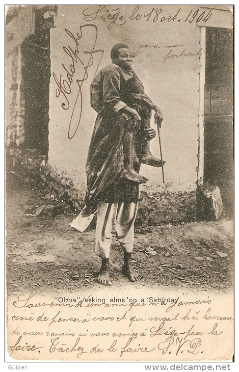 Obba Asking Alms On A Saturday 1904 - Sierra Leona