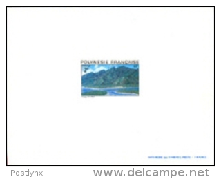 FRENCH POLYNESIA 1974. Sea View DeLuxe     [prueba Druckprobe épreuve Prova Proeven] - Imperforates, Proofs & Errors