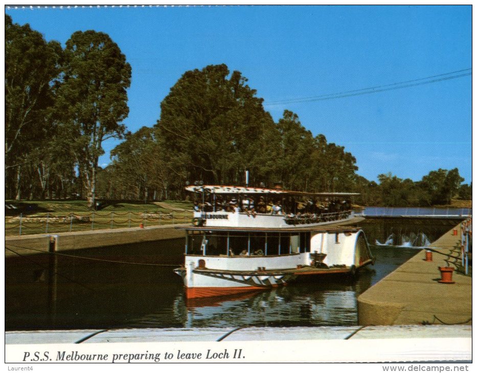 (113) Australia - VIC - PSS Melbourne Paddle Steamer In Loch II - Mildura