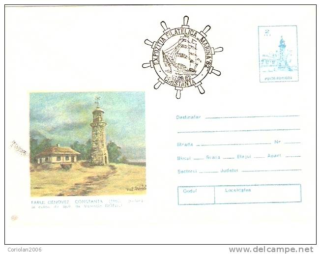 Romania / Postal Stationery With Special Cancellation / Constanta Phare - Fari