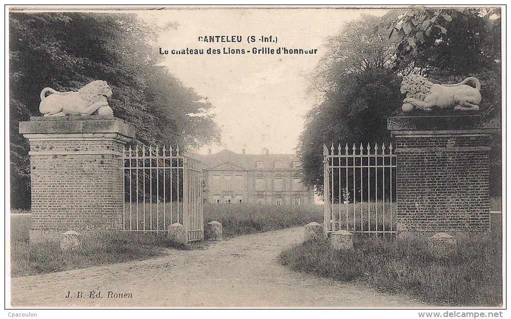 CANTELEU - Le Château Des Lions - Grille D'honneur [3645/C76] - Canteleu