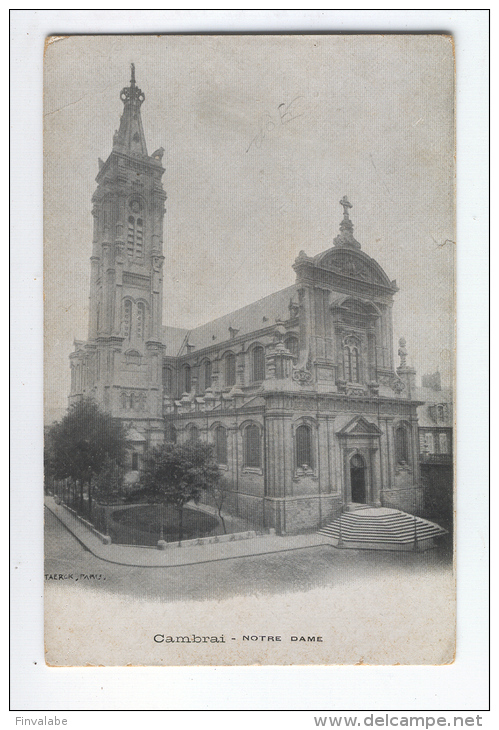 CAMBRAI NOTRE DAME (collection De La "BISCUITERIE NANTAISE" NANTES) - Cambrai