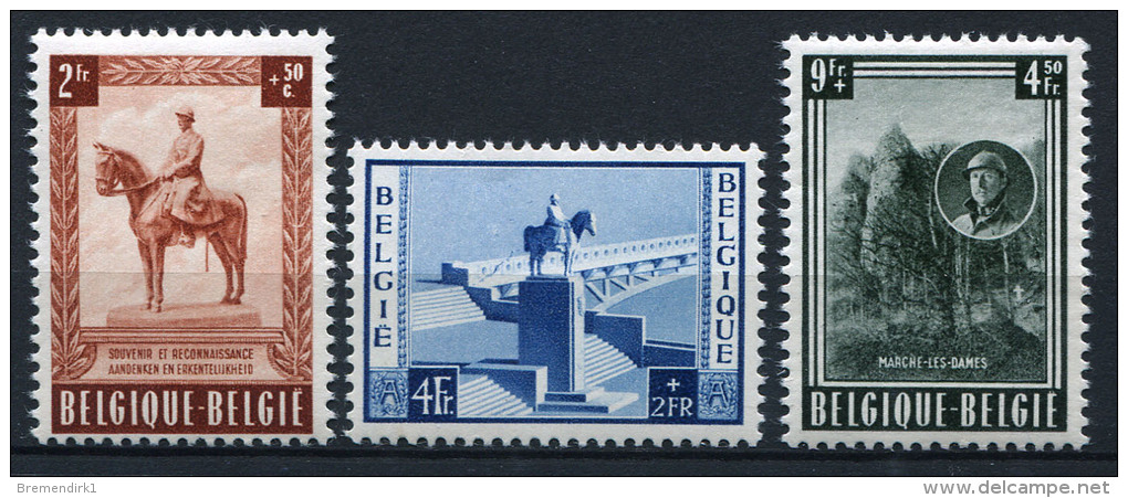 16495) BELGIEN # 989-91 Postfrisch Aus 1954, 60.- € - Neufs