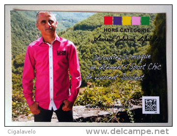 Flyer Format Carte Postale Laurent Jalabert Vêtements Hors Catégorie - Cyclisme