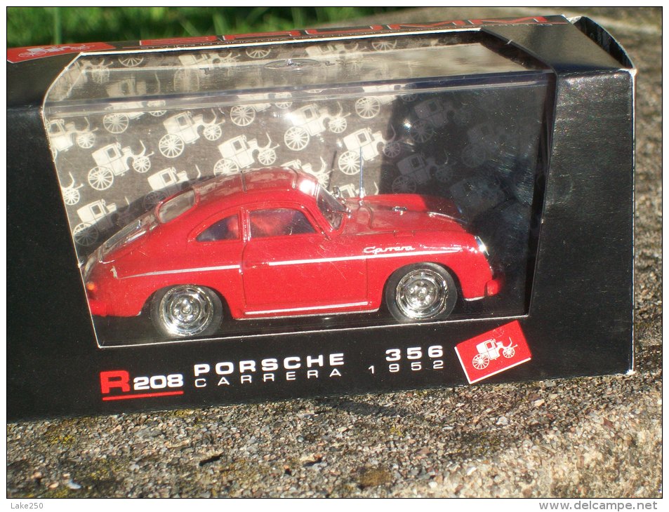 BRUMM -  R 208 PORSCHE 356 CARRERA      AVEC SA BOITE Scala 1/43 - Brumm