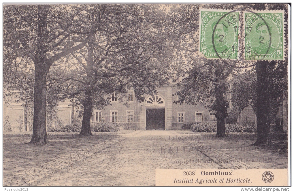 GEMBLOUX : Institut Agricole Et Horticole - Gembloux