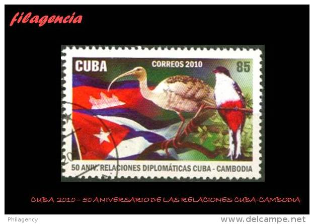 USADOS. CUBA. 2010-17 50 ANIVERSARIO DE LAS RELACIONES CUBA-CAMBODIA - Gebraucht