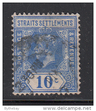 Straits Settlements Used Scott #159 10c George V - Straits Settlements