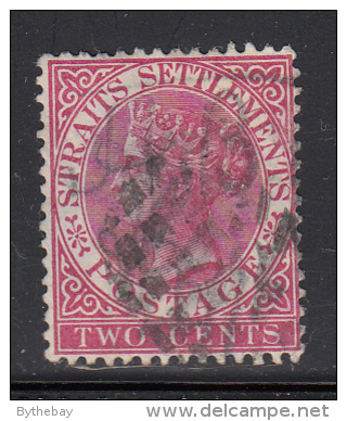 Straits Settlements Used Scott #41 2c Victoria - Straits Settlements