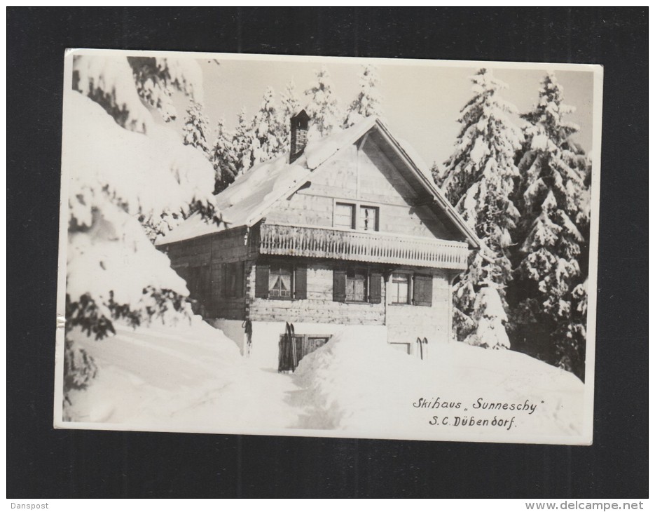 AK Skihaus Sunneschy SC Dübendorf 1936 - Dübendorf