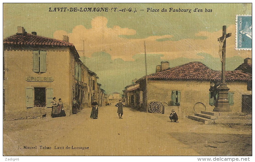 LAVIT DE LOMAGNE - PLACE DU FAUBOURG D'EN BAS - Lavit