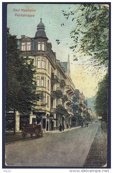 1908 GERMANY To RUSSIA COVER,BAD NAUHEIM EMBOSSED POSTCARD - Bad Nauheim