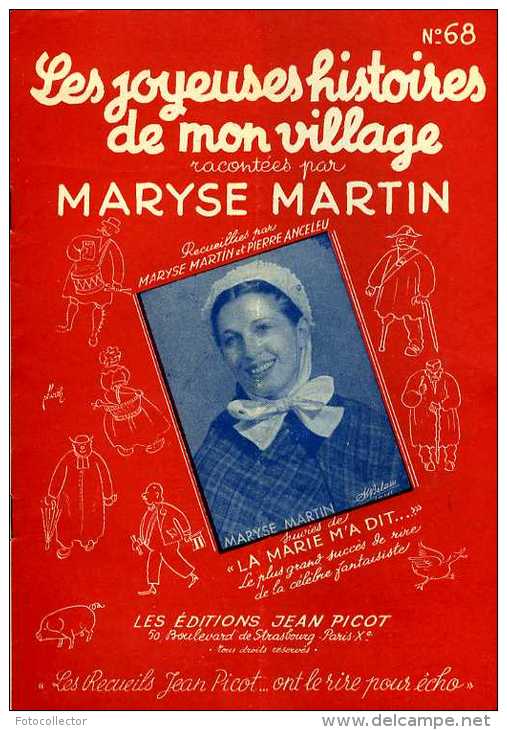 Humour : Les Joyeuses Histoires De Mon Village Racontées Par Maryse Martin - Humour