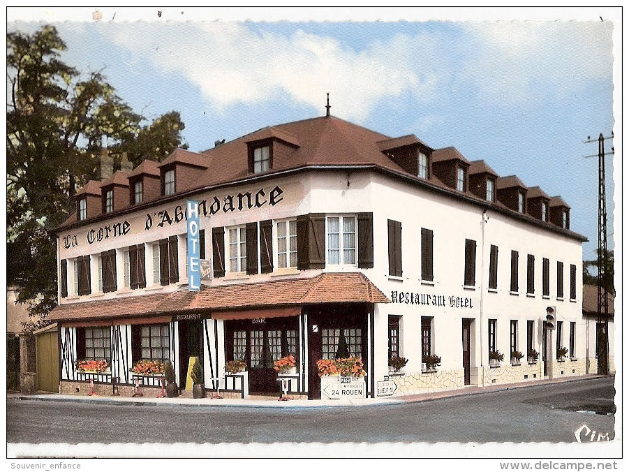 CP Bourgtheroulde L'Hôtel Restaurant La Corne D'Abondance 27 Eure - Bourgtheroulde