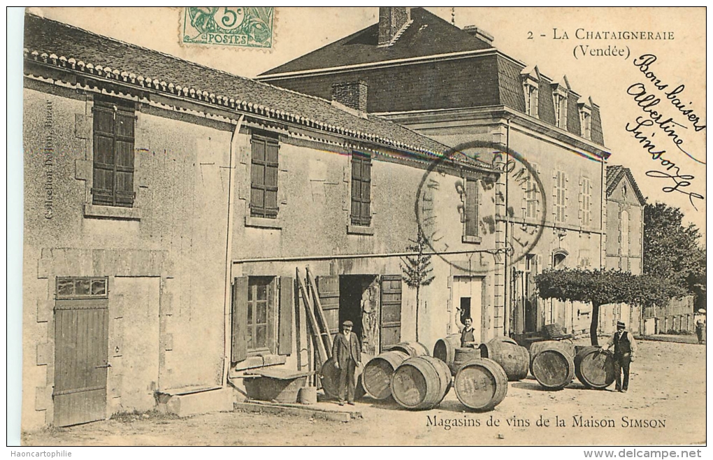 La Chataigneraie (85) Magasins De Vins De La Maison Simon - La Chataigneraie