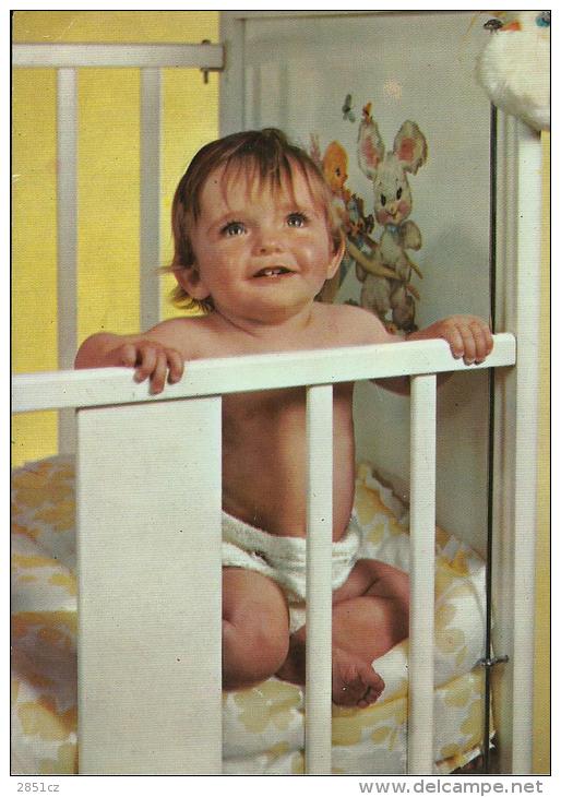 CHILDREN - Baby In The Crib, Yugoslavia (NIRO Export-press, Beograd) - Not Used ! - Sonstige & Ohne Zuordnung