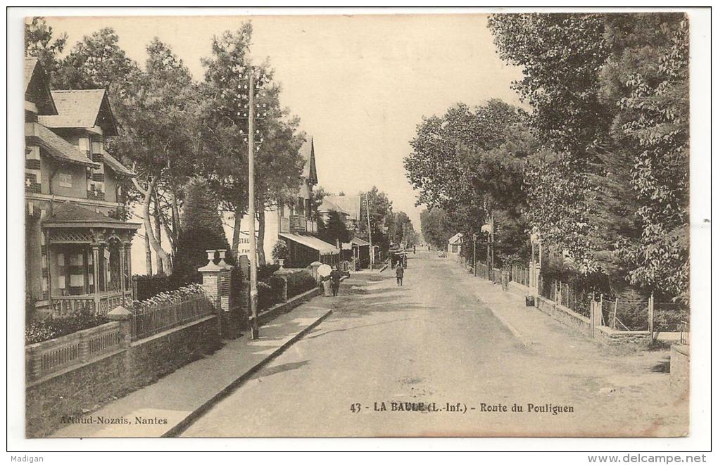 44 - LA BAULE (L.-Inf.) - Route Du Pouliguen - Artaud-Nozais N° 43 - La Baule-Escoublac