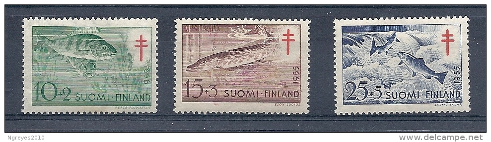 131008469   FINLANDIA  YVERT  Nº  426/8 */MH - Unused Stamps